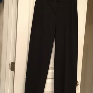 Eileen Fisher Classic Black Straight Leg Trousers SZ M